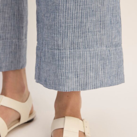 NWOT Everlane Linen Side-Button Jumpsuit - Picture 3 of 7